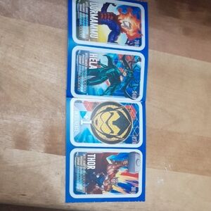 Marvel Kids Toys Trading Cards - Blue and Gold